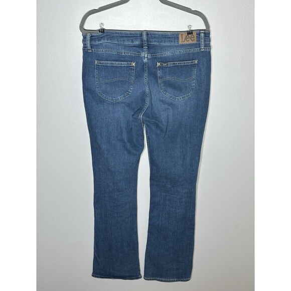 Women’s Lee Cleric Jeans Size 12L Blue Boot Cut Jeans - Picture 2 of 10